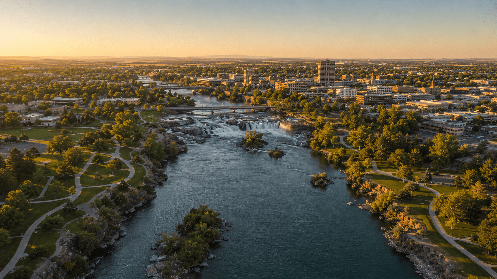 The Snake River Greenbelt, also called the Idaho Falls Riverwalk,